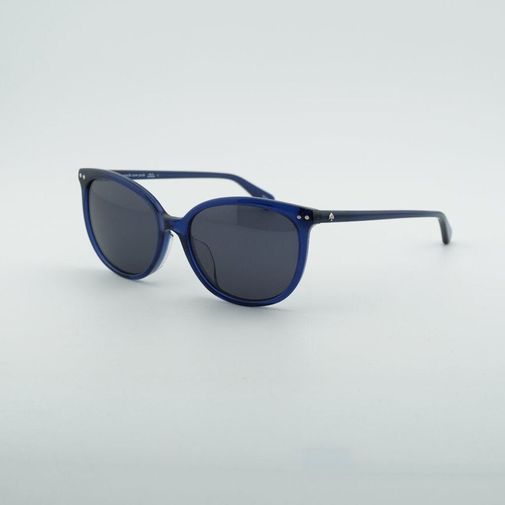 Kate Spade ALINA/F/S 0PJP IR Sunglasses Blue Cat Eye Frame, Grey Lenses